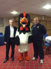 Rocky Rooster of Airdrieonians Football Club